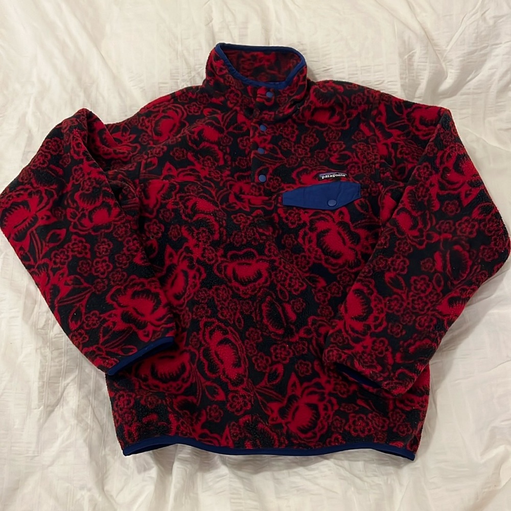 Patagonia Synchilla Snap T Floral Print